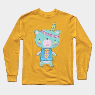 TeePee Bear Long Sleeve T-Shirt